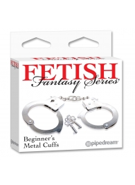 Металлические наручники Beginner s Metal Cuffs - Pipedream - купить с доставкой в Ставрополе