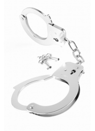 Металлические серебристые наручники Designer Metal Handcuffs - Pipedream - купить с доставкой в Ставрополе