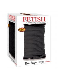 Черная веревка для связывания Bondage Rope - 60,9 м. - Pipedream - купить с доставкой в Ставрополе