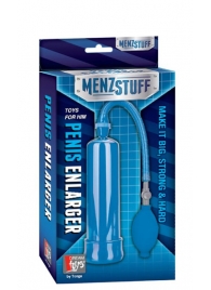 Синяя вакуумная помпа MENZSTUFF PENIS ENLARGER - Dream Toys - в Ставрополе купить с доставкой