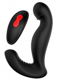 Черный вибромассажер простаты SWIRLING P-PLEASER - Dream Toys - в Ставрополе купить с доставкой