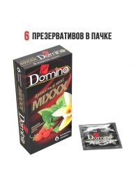 Ароматизированные презервативы DOMINO  Ароматный микс  - 6 шт. - Domino - купить с доставкой в Ставрополе