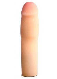 Телесная насадка-удлинитель на пенис PERFORMANCE 1.5INCH COCK XTENDER - 16 см. - Blush Novelties - в Ставрополе купить с доставкой