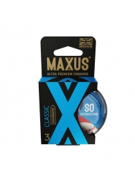 Классические презервативы в пластиковом кейсе MAXUS Classic - 3 шт. - Maxus - купить с доставкой в Ставрополе