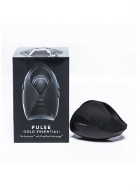 Черный инновационный мужской вибратор PULSE SOLO ESSENTIAL - Hot Octopuss - в Ставрополе купить с доставкой