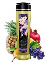 Массажное масло Libido Exotic Fruits с ароматом экзотических фруктов - 240 мл. - Shunga - купить с доставкой в Ставрополе