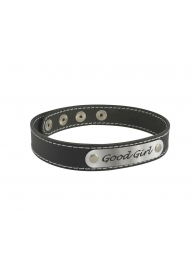 Чокер с белой строчкой Good Girl - Sitabella - купить с доставкой в Ставрополе