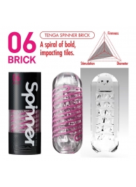 Мастурбатор SPINNER Brick - Tenga - в Ставрополе купить с доставкой