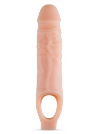 Телесный реалистичный фаллоудлинитель 9 Inch Silicone Cock Sheath Penis Extender - 22,86 см. - Blush Novelties - в Ставрополе купить с доставкой