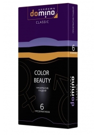 Разноцветные презервативы DOMINO Colour Beauty - 6 шт. - Domino - купить с доставкой в Ставрополе