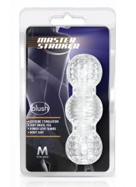 Прозрачный фигурный мастурбатор Master Stroker - Blush Novelties - в Ставрополе купить с доставкой