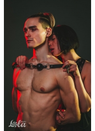 Черный кляп Love Addict на замочке - Lola Games - купить с доставкой в Ставрополе