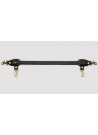 Черная распорка для ног Bound to You Faux Leather Spreader Bar - 50,8 см. - Fifty Shades of Grey - купить с доставкой в Ставрополе