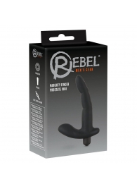 Черный вибромассажер простаты Naughty Finger Prostate Vibe - 13,8 см. - Orion - в Ставрополе купить с доставкой