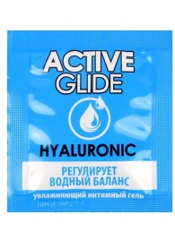 Лубрикант на водной основе Active Glide с гиалуроновой кислотой - 3 гр. - Биоритм - купить с доставкой в Ставрополе