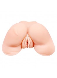 Телесная вибровагина Julie с 2 рабочими отверстиями - Baile - в Ставрополе купить с доставкой