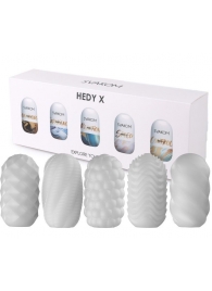 Набор из 5 мастурбаторов Hedy X5 Mixed - Svakom - в Ставрополе купить с доставкой