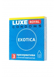 Текстурированные презервативы LUXE Royal Exotica - 3 шт. - Luxe - купить с доставкой в Ставрополе