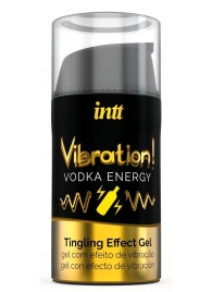 Жидкий интимный гель с эффектом вибрации Vibration! Vodka Energy - 15 мл. - INTT - купить с доставкой в Ставрополе