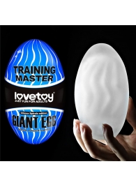 Мастурбатор-яйцо Giant Egg Climax Spirals Edition - Lovetoy - в Ставрополе купить с доставкой