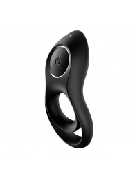 Черное эрекционное виброкольцо Legendary Duo - Satisfyer - в Ставрополе купить с доставкой