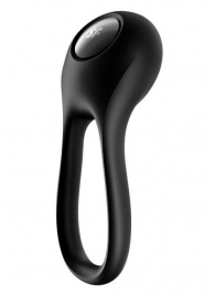 Черное эрекционное виброкольцо Majestic Duo - Satisfyer - в Ставрополе купить с доставкой