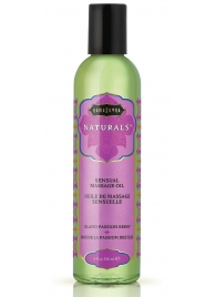 Массажное масло Naturals Island Passion Berry с ароматом тропических фруктов - 236 мл. - Kama Sutra - купить с доставкой в Ставрополе