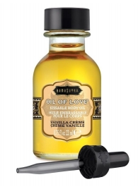 Масло для ласк с ароматом ванили Oil of Love Vanilla Creme - 22 мл. - Kama Sutra - купить с доставкой в Ставрополе
