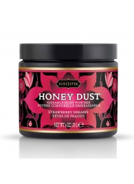 Пудра для тела Honey Dust Body Powder с ароматом клубники - 170 гр. - Kama Sutra - купить с доставкой в Ставрополе