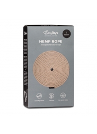 Пеньковая веревка для связывания Hemp Rope - 5 м. - Easy toys - купить с доставкой в Ставрополе