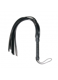 Черный флоггер Flogger Whip - 46 см. - Easy toys - купить с доставкой в Ставрополе