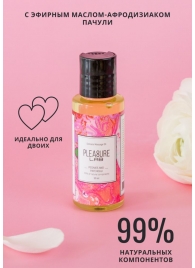 Массажное масло Pleasure Lab Delicate с ароматом пиона и пачули - 50 мл. - Pleasure Lab - купить с доставкой в Ставрополе