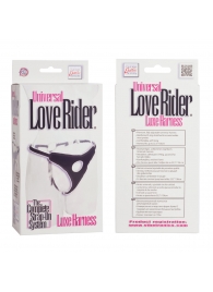 Трусы для страпона с универсальным креплением Universal Love Rider Luxe Harness - California Exotic Novelties - купить с доставкой в Ставрополе