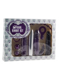 Набор фиолетовых стимуляторов Imperial Rabbit Kit - Toy Joy - купить с доставкой в Ставрополе