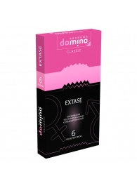 Презервативы с точками и рёбрышками DOMINO Classic Extase - 6 шт. - Domino - купить с доставкой в Ставрополе