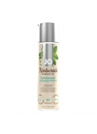 Массажное масло с ароматом перечной мяты и эвкалипта JO Naturals Peppermint   Eucalyptus - 120 мл. - System JO - купить с доставкой в Ставрополе