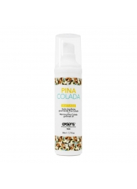 Разогревающее массажное масло с ароматом пина колада Gourmet Pina Colada - 50 мл. - Exsens - купить с доставкой в Ставрополе