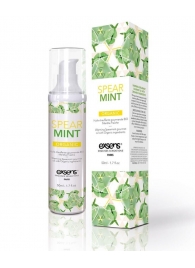 Разогревающее массажное масло Gourmet Spearmint Organic с органическими ингредиентами - 50 мл. - Exsens - купить с доставкой в Ставрополе