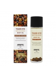 Органическое массажное масло TIGER EYE MACADAMIA - 100 мл. - Exsens - купить с доставкой в Ставрополе