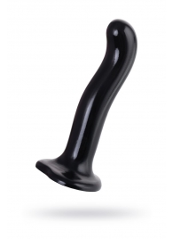 Черный стимулятор для пар P G-Spot Dildo Size M - 18 см. - Strap-on-me - в Ставрополе купить с доставкой