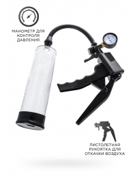 Прозрачная механическая помпа для пениса Viggo - Sexus - в Ставрополе купить с доставкой