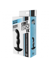 Черная вибропробка для простаты FantASStic Vibrating Prostate Plug - 14,5 см. - Dream Toys - в Ставрополе купить с доставкой