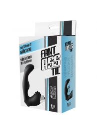 Черный вибромассажер простаты FantASStic Vibrating Prostate Massager - 11,3 см. - Dream Toys - в Ставрополе купить с доставкой