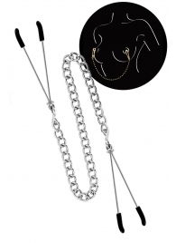 Регулируемые зажимы для сосков Sweet Caress Nipple Chain - Sweet Caress - купить с доставкой в Ставрополе