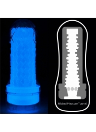 Светящийся в темноте мастурбатор Lumino Play Masturbator Ribbed - Lovetoy - в Ставрополе купить с доставкой