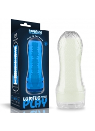 Светящийся в темноте мастурбатор Lumino Play Masturbator Ribbed - Lovetoy - в Ставрополе купить с доставкой