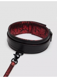 Стильный ошейник с поводком Reversible Faux Leather Collar and Lead - Fifty Shades of Grey - купить с доставкой в Ставрополе