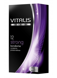 Презервативы с утолщённой стенкой VITALIS PREMIUM strong - 12 шт. - Vitalis - купить с доставкой в Ставрополе