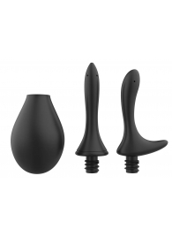 Черный анальный душ Nexus Anal Douche Set с 2 сменными насадками - Nexus Range - купить с доставкой в Ставрополе