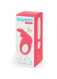 Розовое эрекционное виброкольцо Happy Rabbit Rechargeable Rabbit Cock Ring - Happy Rabbit - в Ставрополе купить с доставкой